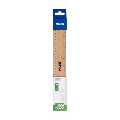 Milan Ruler Bamboo, bamboo, 30 cm