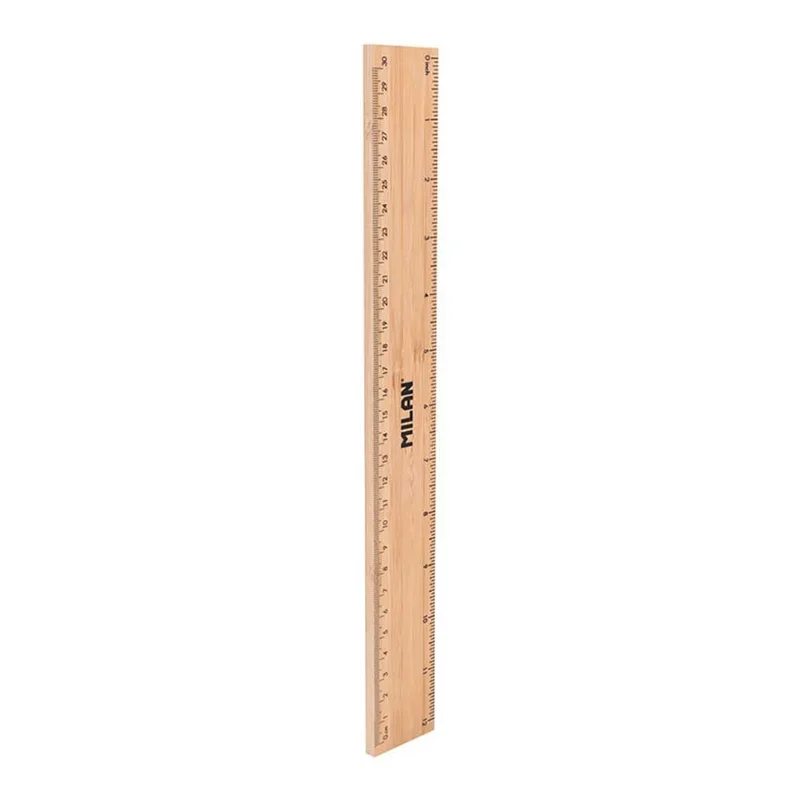 Milan Ruler Bamboo, bamboo, 30 cm
