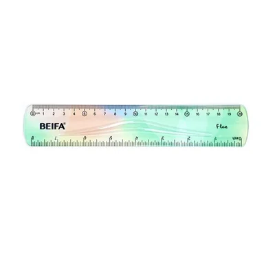 Beifa Flexible ruler, 20 cm, flexible, assorted