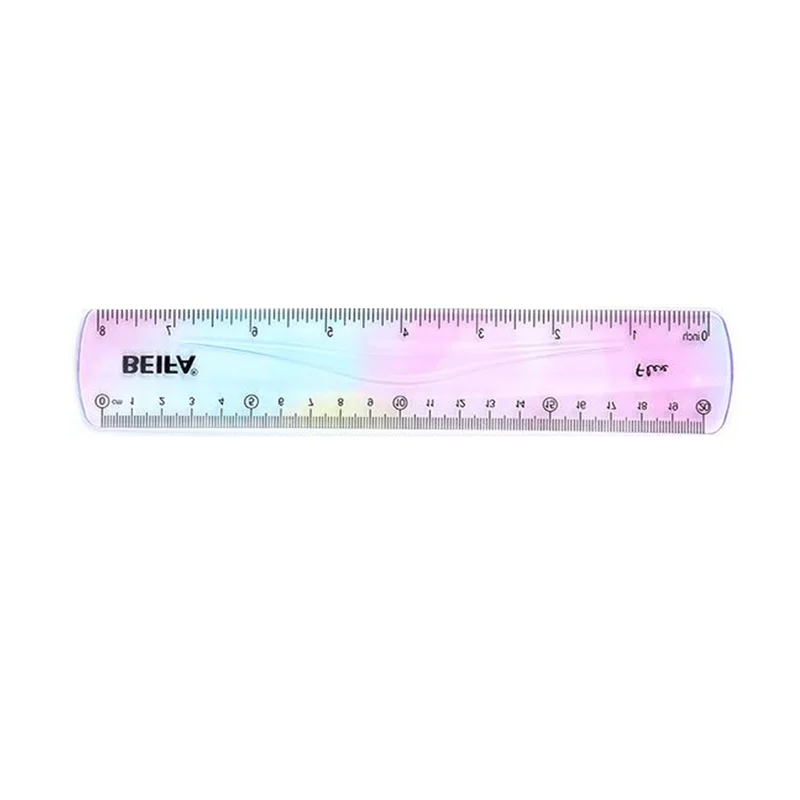 Beifa Flexible ruler, 20 cm, flexible, assorted