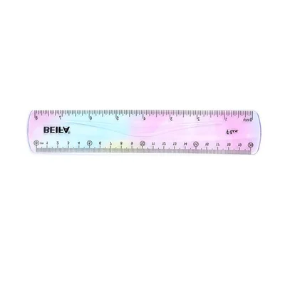 Beifa Flexible ruler, 20 cm, flexible, assorted