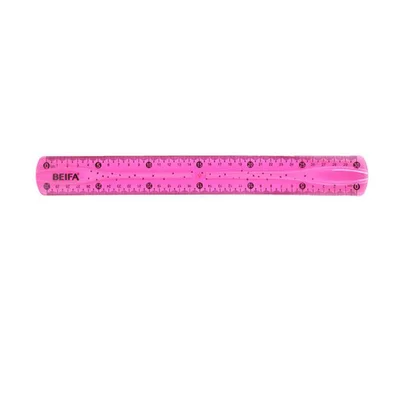 Beifa Flexible ruler, 30 cm, flexible, assorted