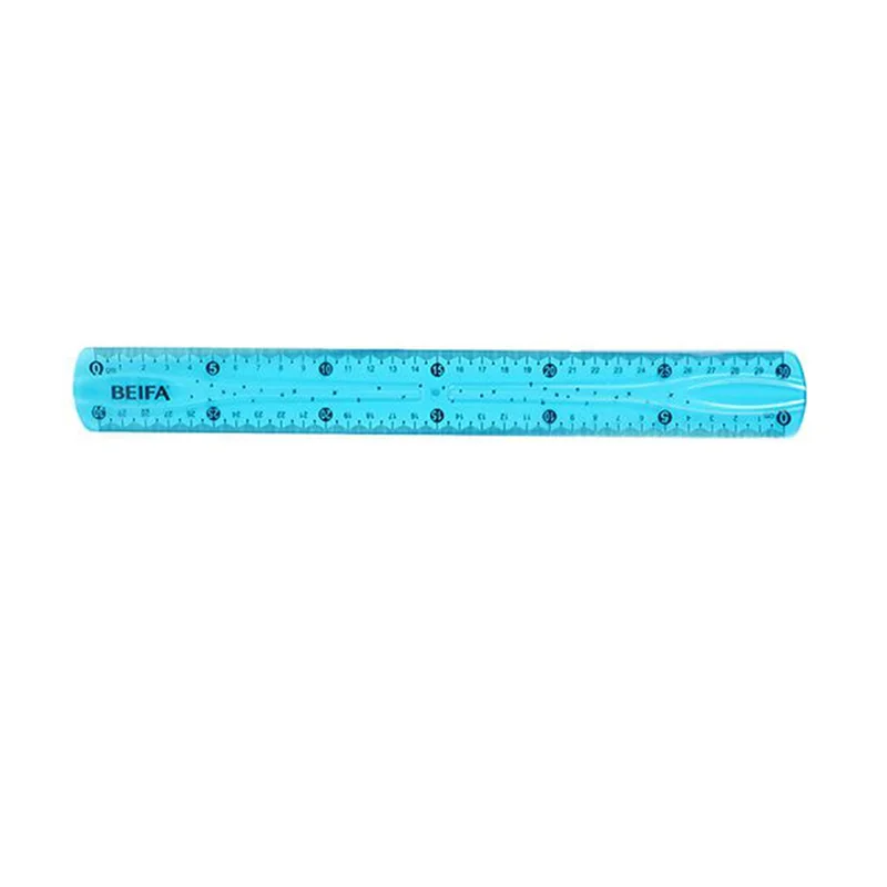 Beifa Flexible ruler, 30 cm, flexible, assorted