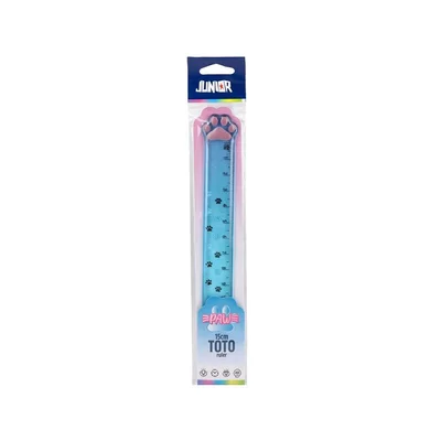 Junior Toto Ruler, 15 cm, assorted, 1 pc