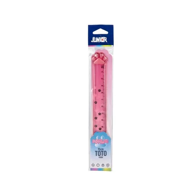 Junior Toto Ruler, 15 cm, assorted, 1 pc