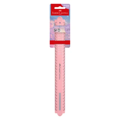 FABER-CASTELL SPARKLE RULER 30 CM ASSORTED SHATTER-RESISTANT