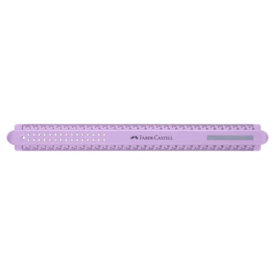 FABER-CASTELL SPARKLE RULER 30 CM ASSORTED SHATTER-RESISTANT