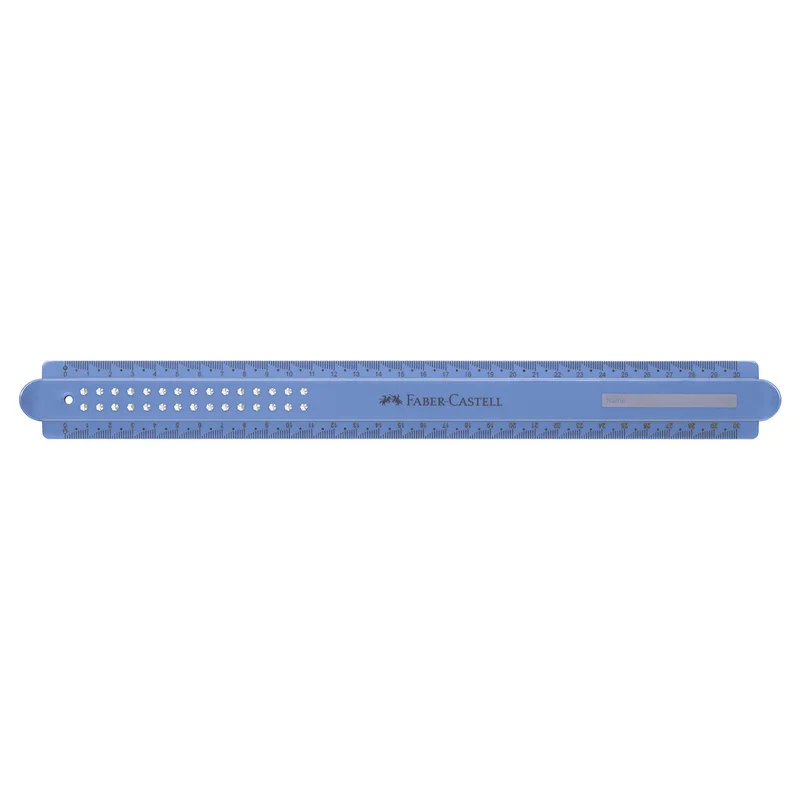 FABER-CASTELL SPARKLE RULER 30 CM ASSORTED SHATTER-RESISTANT