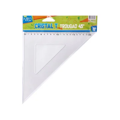 Триъгълник Sazio Cristal T, 45°, 20 cm