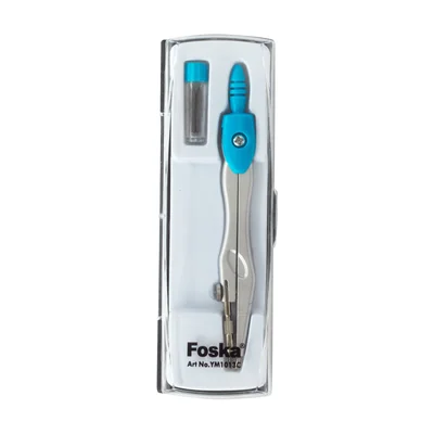 Foska Compass YM1013, metal, 120 mm, in box, assorted