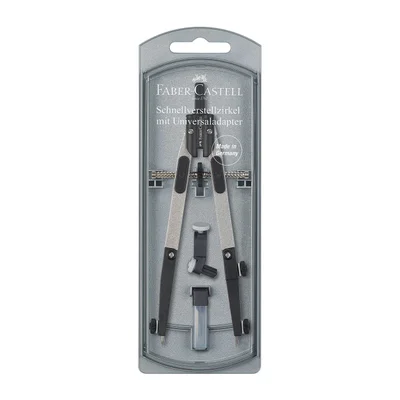 Faber-Castell Compass, 3.5 mm, silver