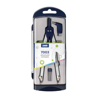 Junior 7003 Compass, metal, with accessories, in box