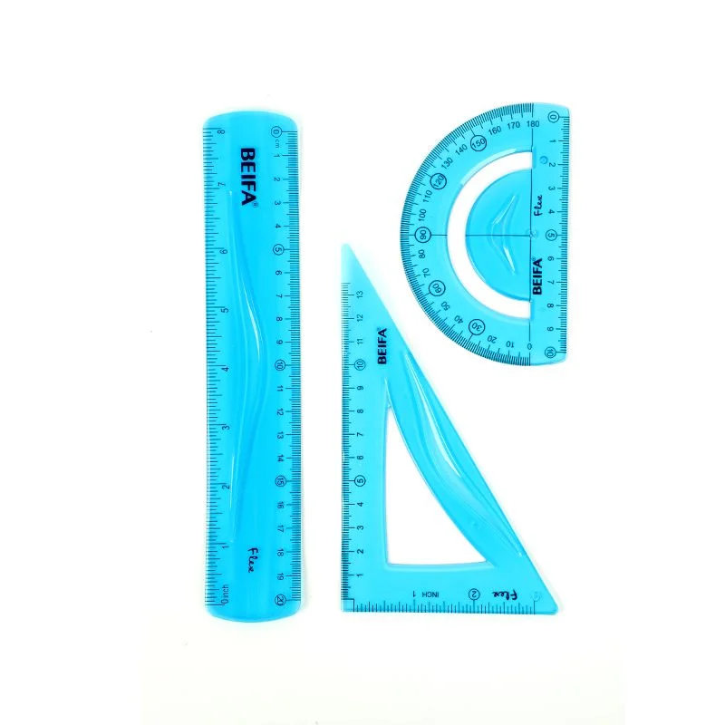 Beifa Flexible geometry set, flexible, 3 pcs, 20 cm