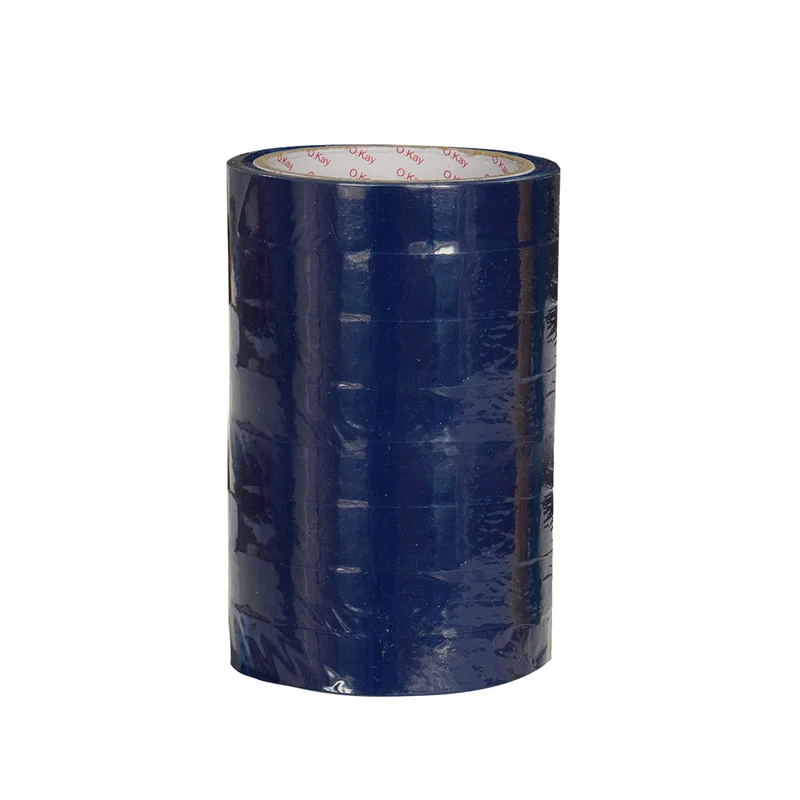 Packing tape, 18 mm x 60 m, blue, 8 pcs
