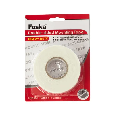 Foska Double-Sided mounting tape, 24 mm/2.5 m