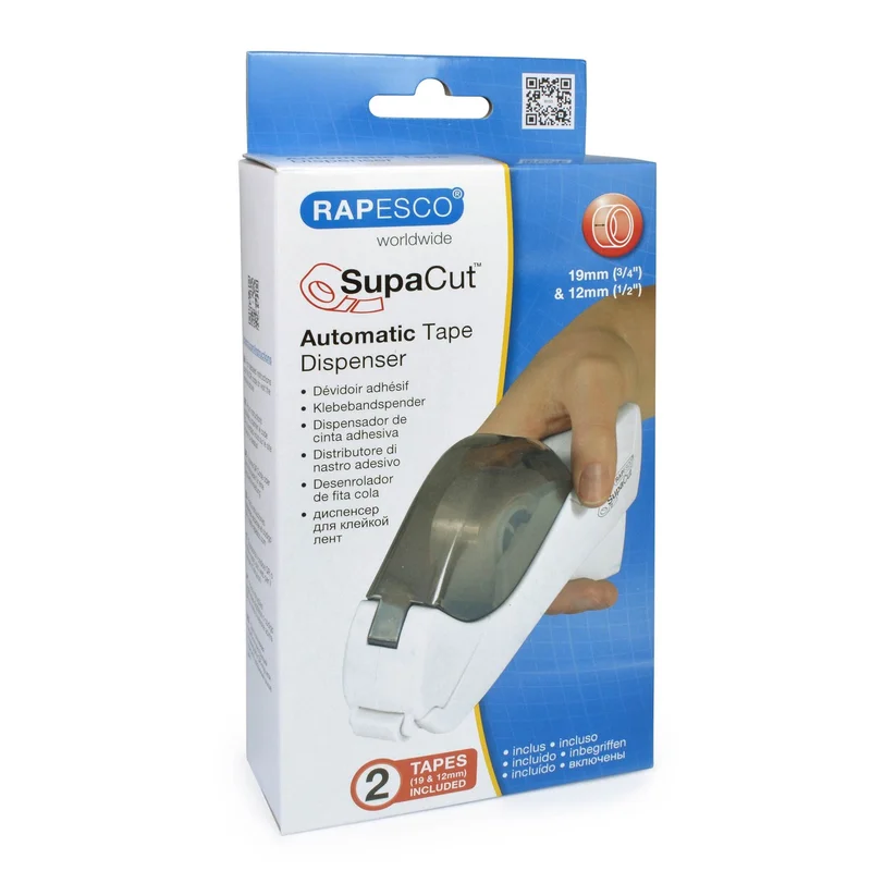 Rapesco Tape dispenser Supacut, automatic, white
