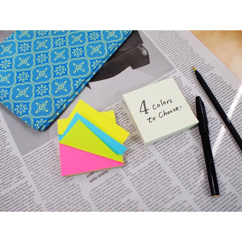 Stick'n Sticky notes Alternate, 76 x 76 mm, pastel, 100 sheets