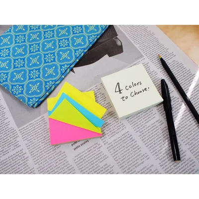 Stick'n Sticky notes Alternate, 76 x 76 mm, pastel, 100 sheets