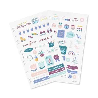 Filofax Stickers Wellness, 6 sheets, 216 pcs
