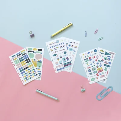 Filofax Stickers Wellness, 6 sheets, 216 pcs