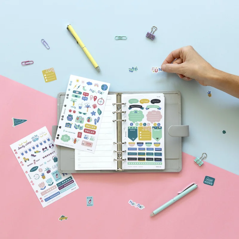 Filofax Stickers Wellness, 6 sheets, 216 pcs