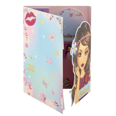 Moxy Sticky Notes Besties, assorted colors