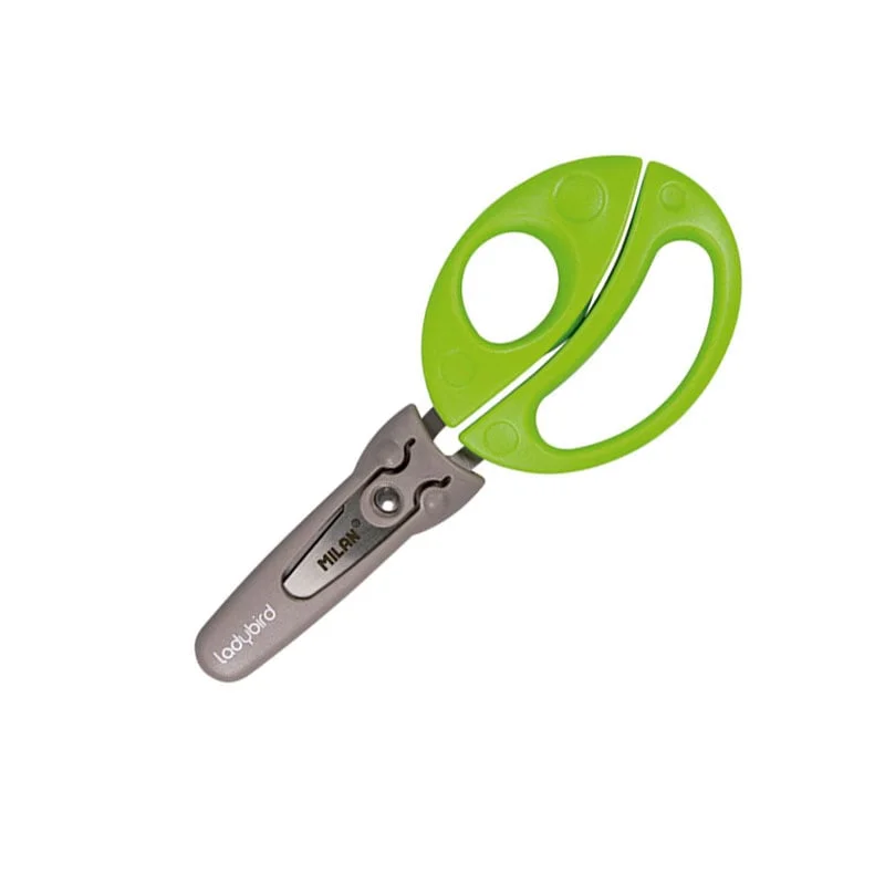 Milan Scissors Ladybird, children’s, with guard, 15 cm, assorted colors