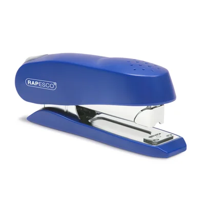Rapesco Stapler Luna, 24/6 or 24/8, for 20 or 50 sheets, blue