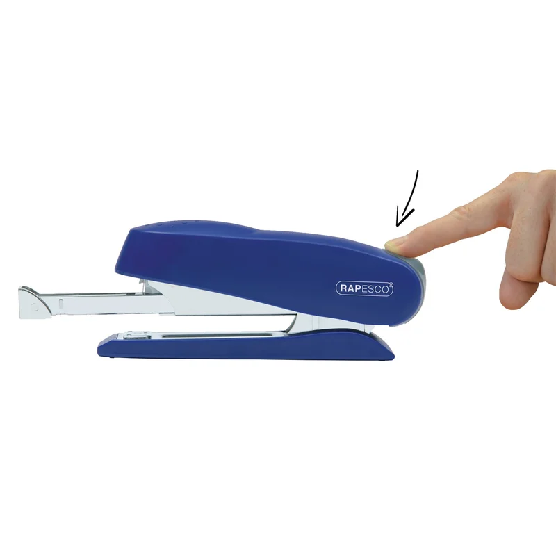 Rapesco Stapler Luna, 24/6 or 24/8, for 20 or 50 sheets, blue