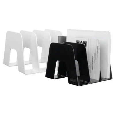HAN Vertical sorter, with three compartments, black
