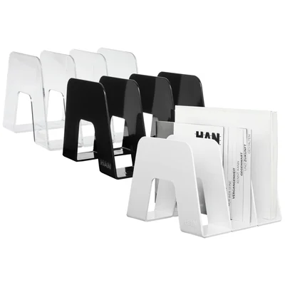 HAN Vertical sorter, with three compartments, black