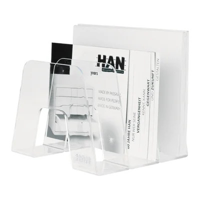 HAN Vertical sorter, with three compartments, transparent