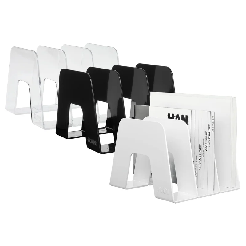 HAN Vertical sorter, with three compartments, transparent