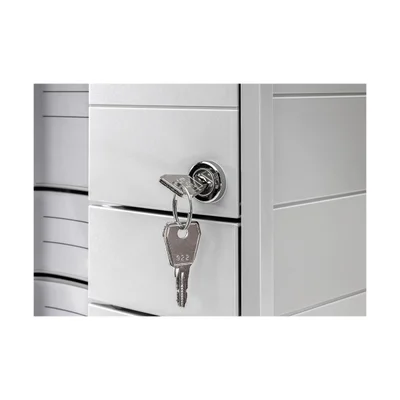 HAN Box Impuls, 3 drawers with lock, light gray