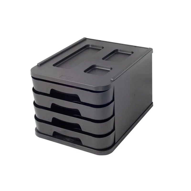 FAIBO 4-DRAWER BOX BLACK