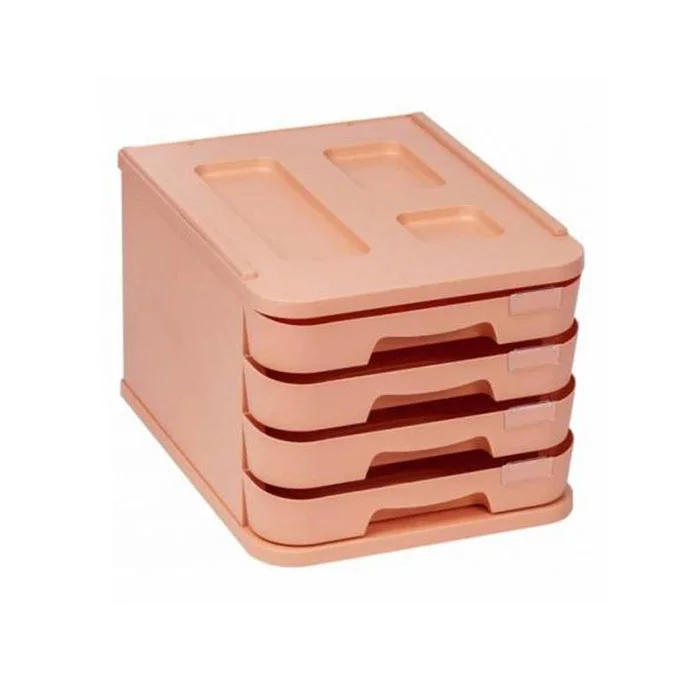 FAIBO 4-DRAWER BOX PASTEL ORANGE