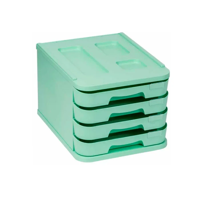 FAIBO 4-DRAWER BOX PASTEL GREEN