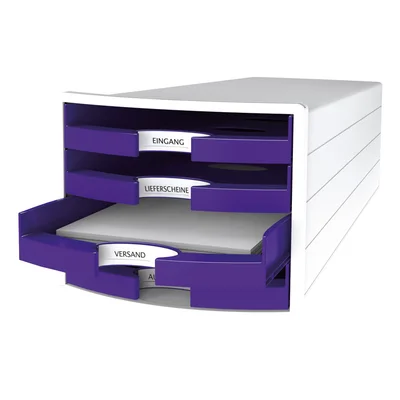 HAN Drawer box Impuls Trend, 4 drawers, purple