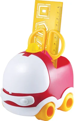 O-life Organizer-Car, with stickers, red