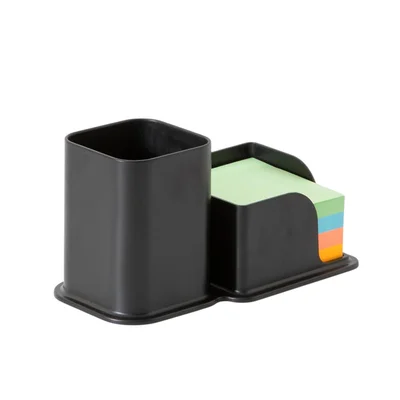 Sworld Desk organizer with note holder, 2-in-1, black