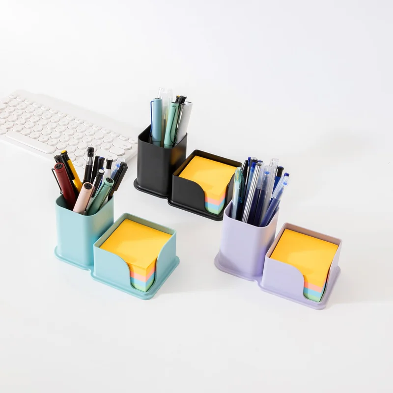 Sworld Desk organizer with note holder, 2-in-1, black