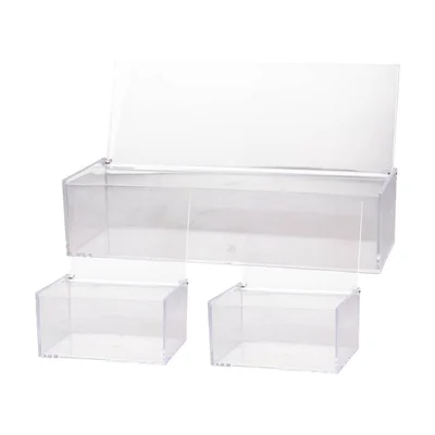 Biro Time Be Organized Storage Box, with lid, 3 boxes