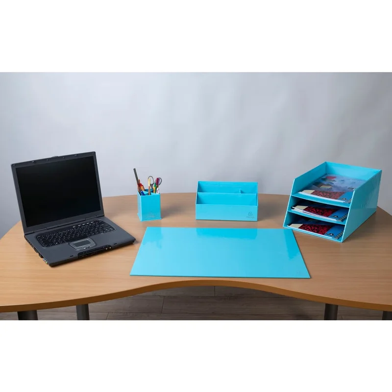 Exacompta Desk pad Aquarel, 58.5 x 38.5 cm, pastel blue