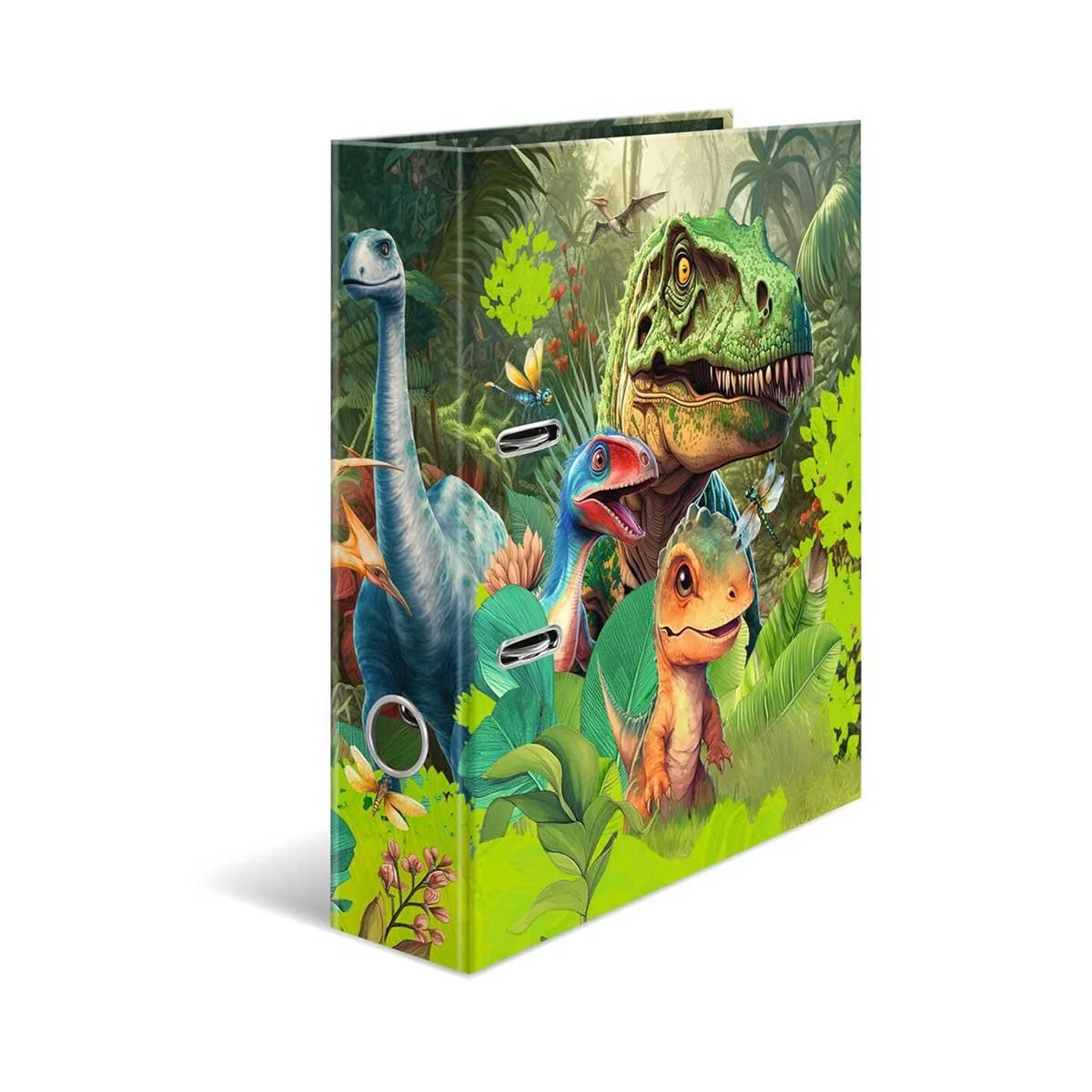Herma Binder Dino World, cardboard, 7 cm, with dinosaurs