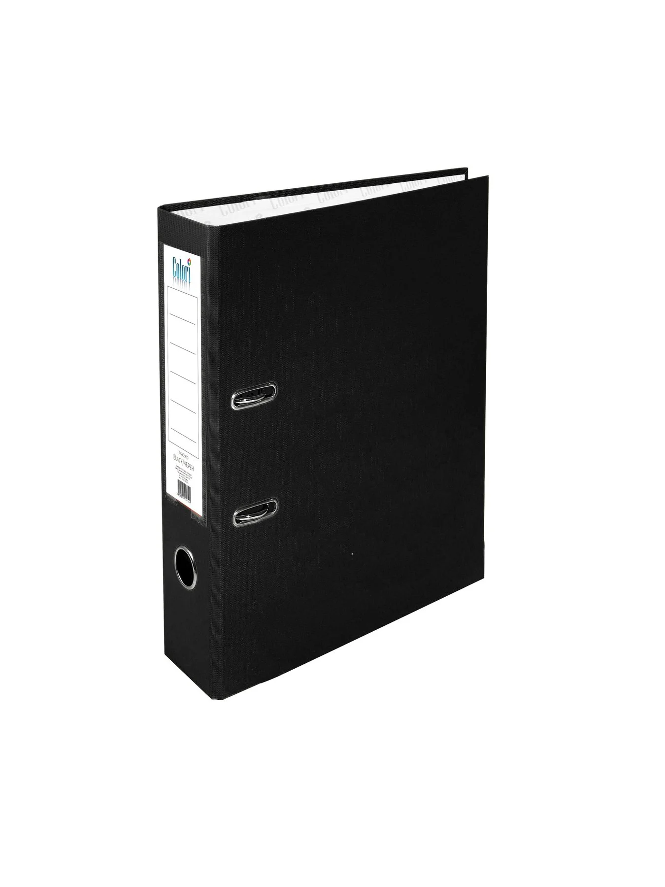 Colori Binder, 8 cm, PP, without metal edge, black