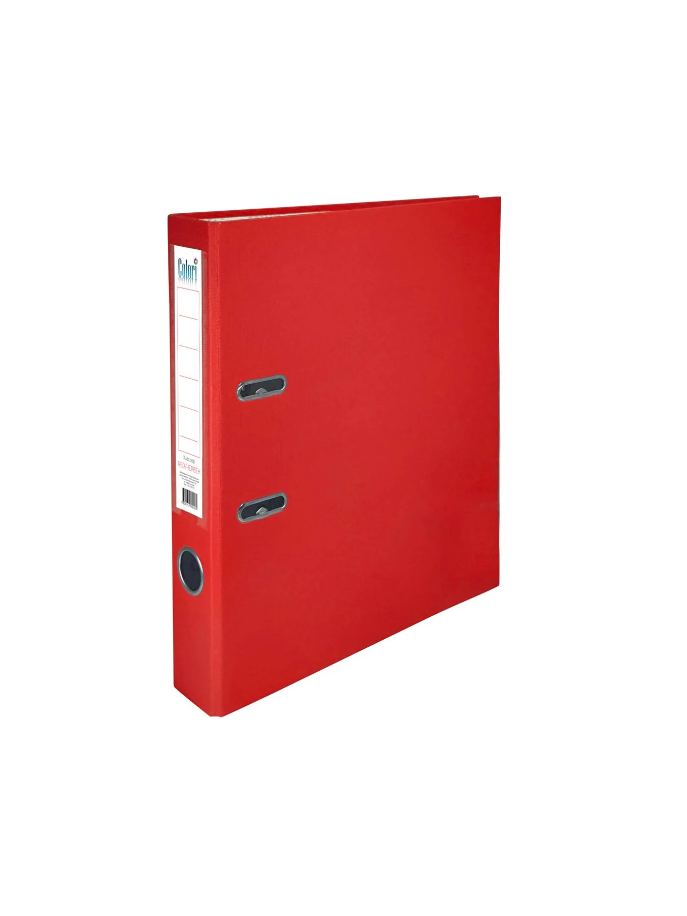 Colori Binder, 5 cm, PP, unassembled, red, 50 pcs