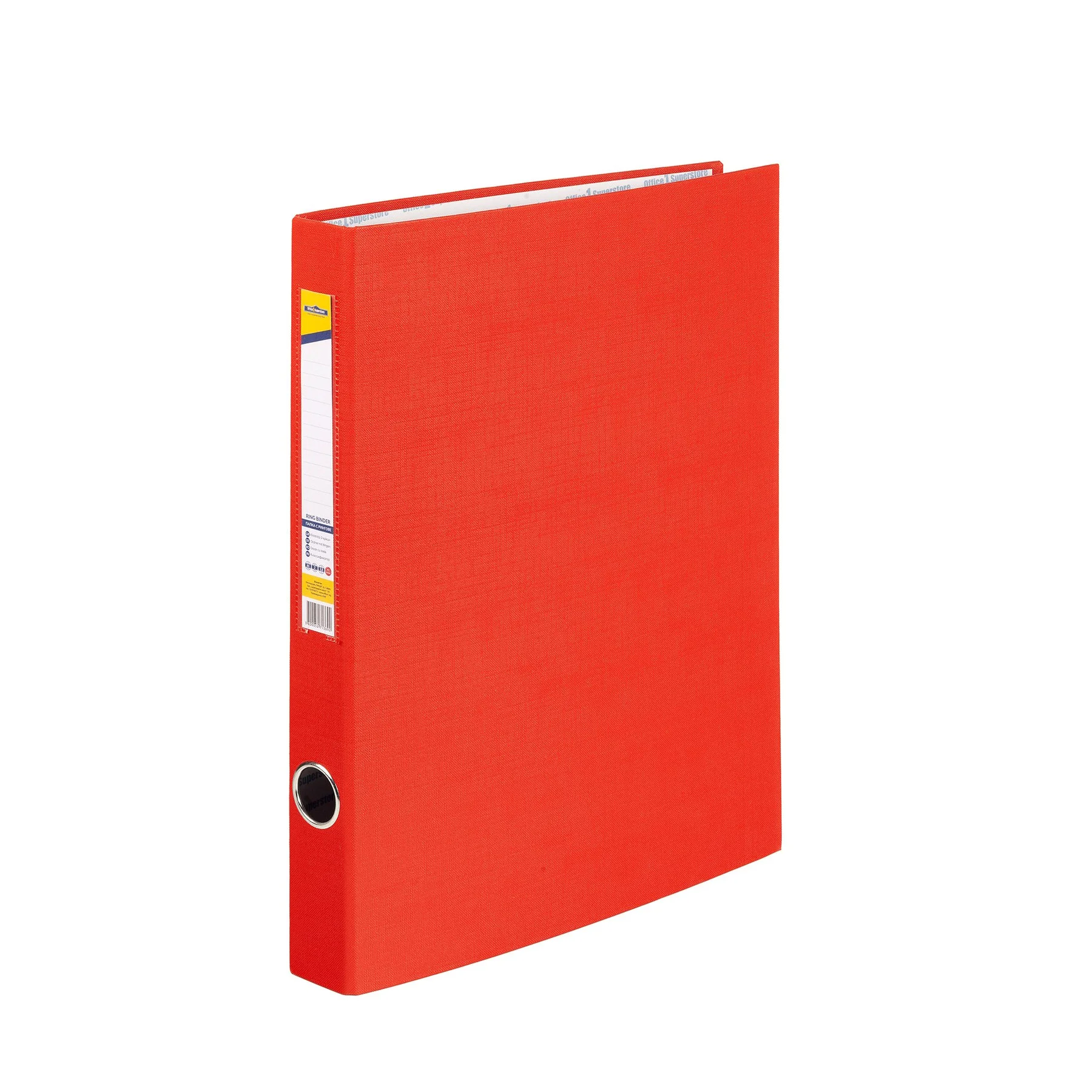 Office 1 Folder, A4, with 2 rings, red
