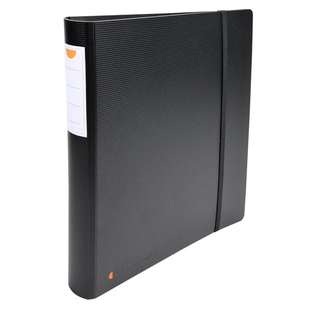 Exacompta Binder, A4, 4 rings, PP, 50 mm, black