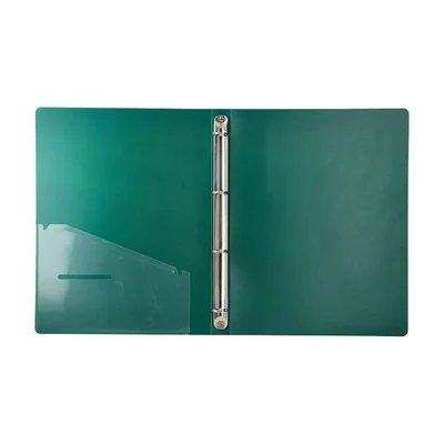 Biro Time Fisk Binder, A4, 4 rings, 20 mm, green