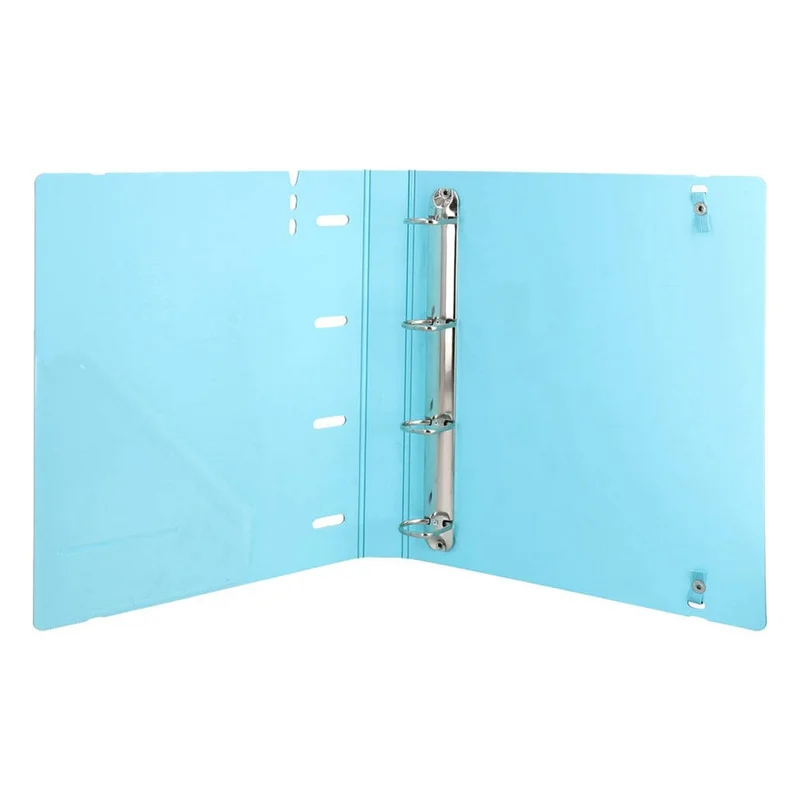 Biro Time Vermont Binder, A4, 4 rings with elastic band, peach